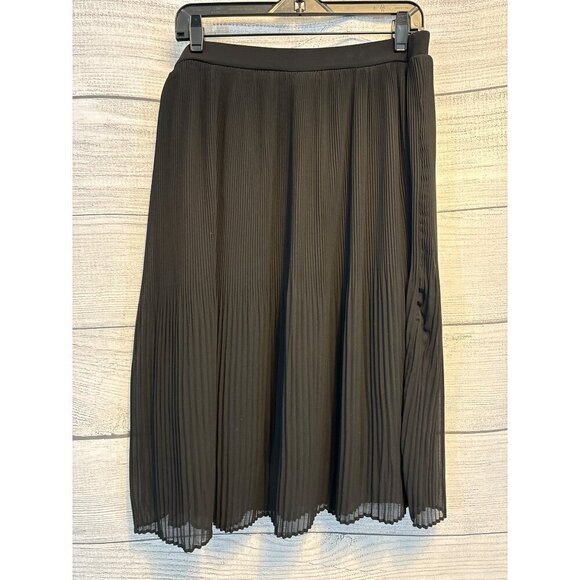 Jaclyn Smith Collection Black Pleated Skirt XL - Picture 1 of 3